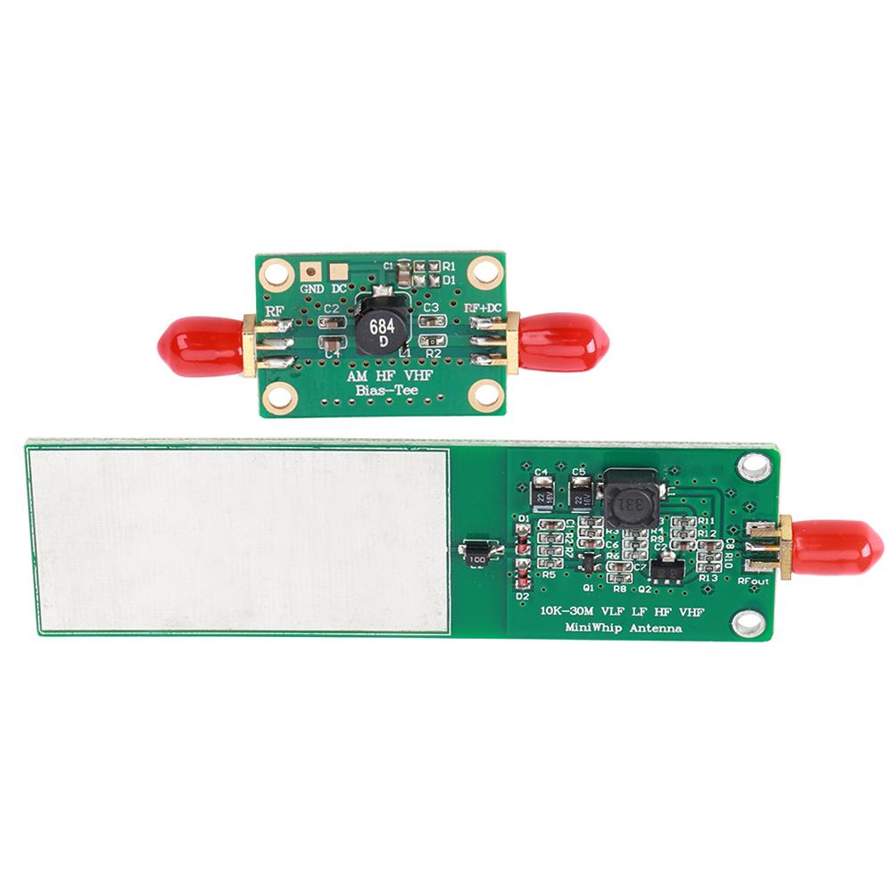 2Pcs MiniWhip Active Antenna RTLSDR Short Wave Radio Receiver Electronic Component