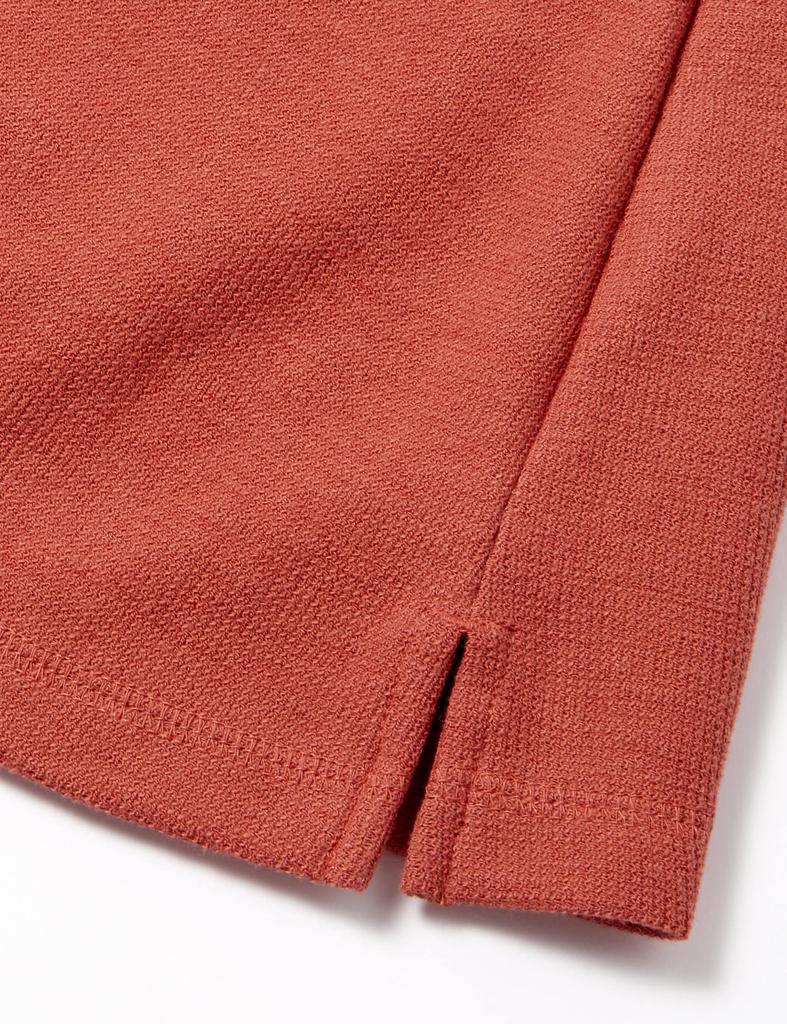 The North Face Short Sleeve Latch Pile Organic Tandoori Spice Size 140 Girls' Dress, Sweat-Wicking, Cotton, Red,