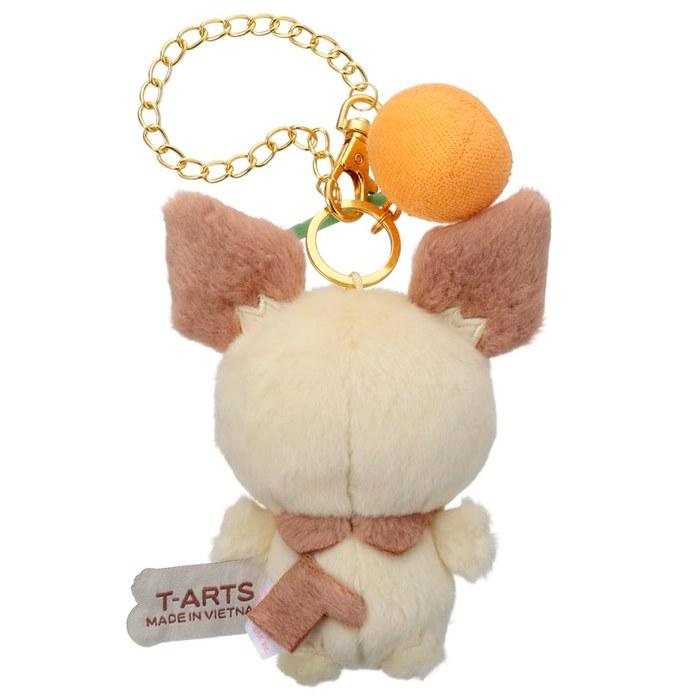 Takara Tomy Arts Pocket Monster Poke Peace Plush Mascot with Chain (Colorful Version) Pichu, Approx. 13cm Height, Multicolor