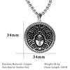 European-American Gothic Punk Queen Pendant Necklace