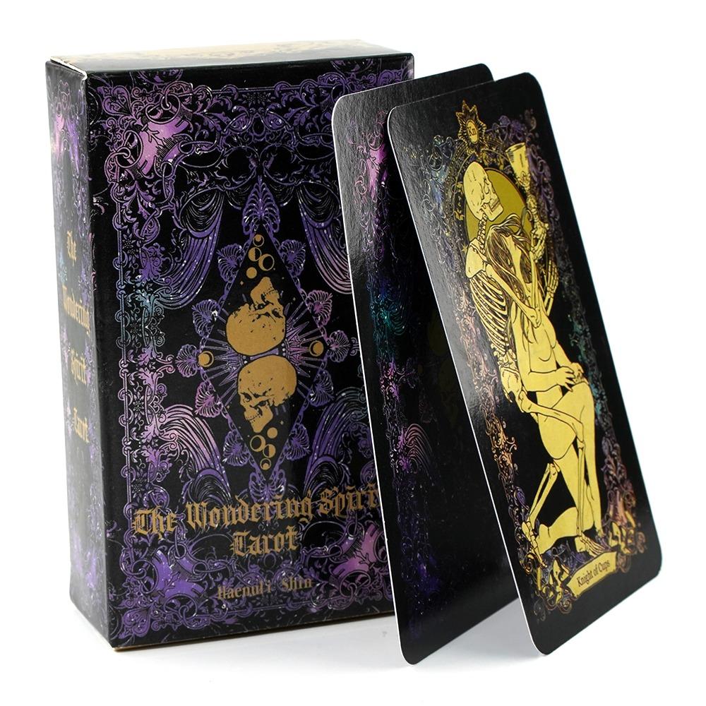 10.3*6cm The Wandering Spirit Tarot 78 Pcs Cards for Beginners