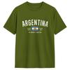 Argentina Flag 100 Cotton Tshirt For Male Summer Vintage Tshirts O Neck Trendy Tee Shirt Plus Size Dropshipping Clothing