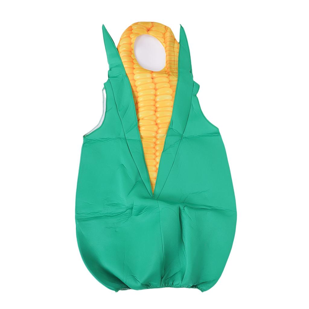 Corn Costume Funny Unisex Adult Food Costume with Open Face Arm Holes for Holiday Parties Dress Up Parties