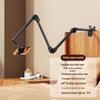 Adjustable 360° Rotating Metal Phone & Tablet Stand for Bedside or Desktop Use