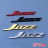 JAZZ Car Emblem for Honda Fit: Overseas Metal Trunk Decoration Sticker