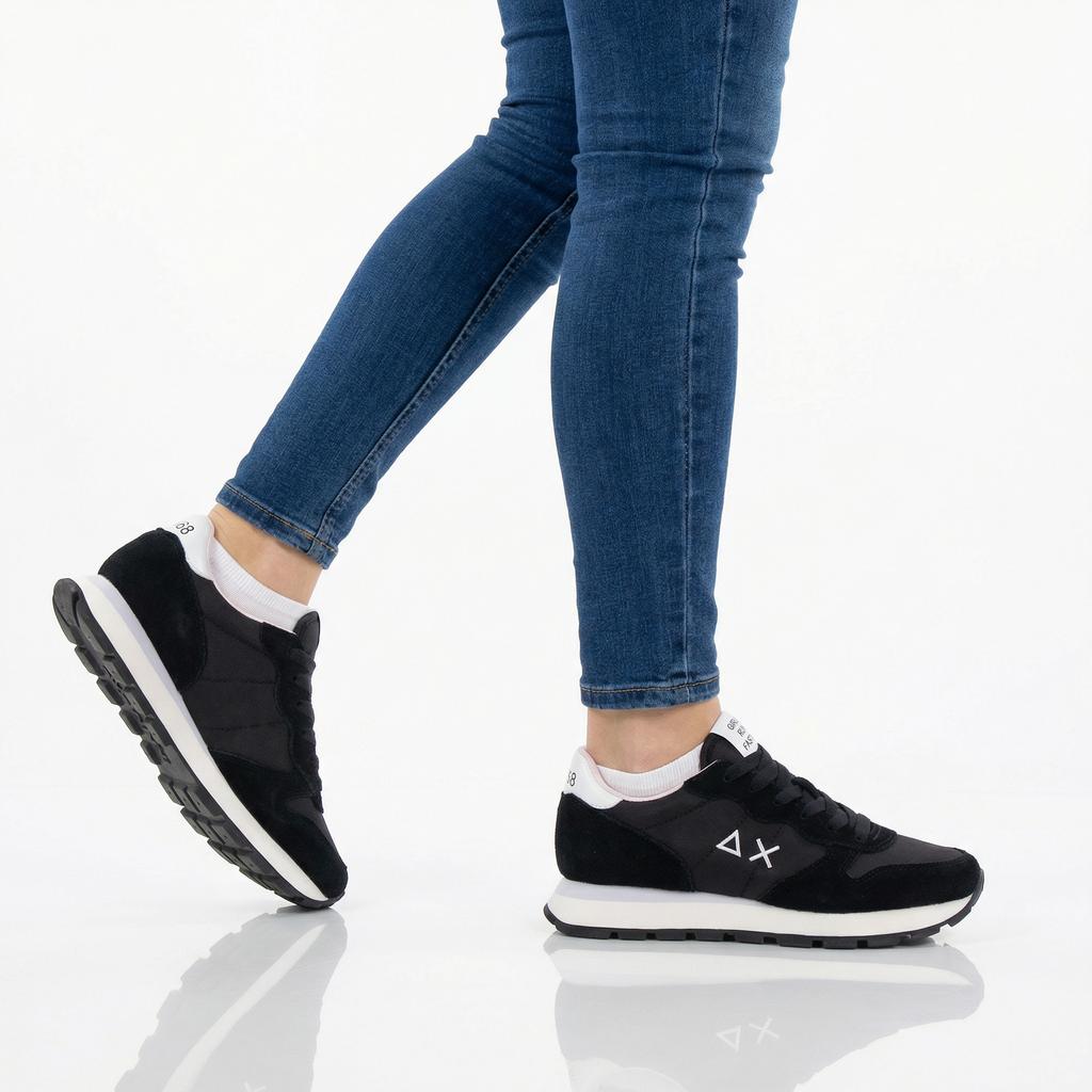 Sun68 Ally Solid - Adidași Damă Pantofi Negru Z36201-11 ORIGINAL