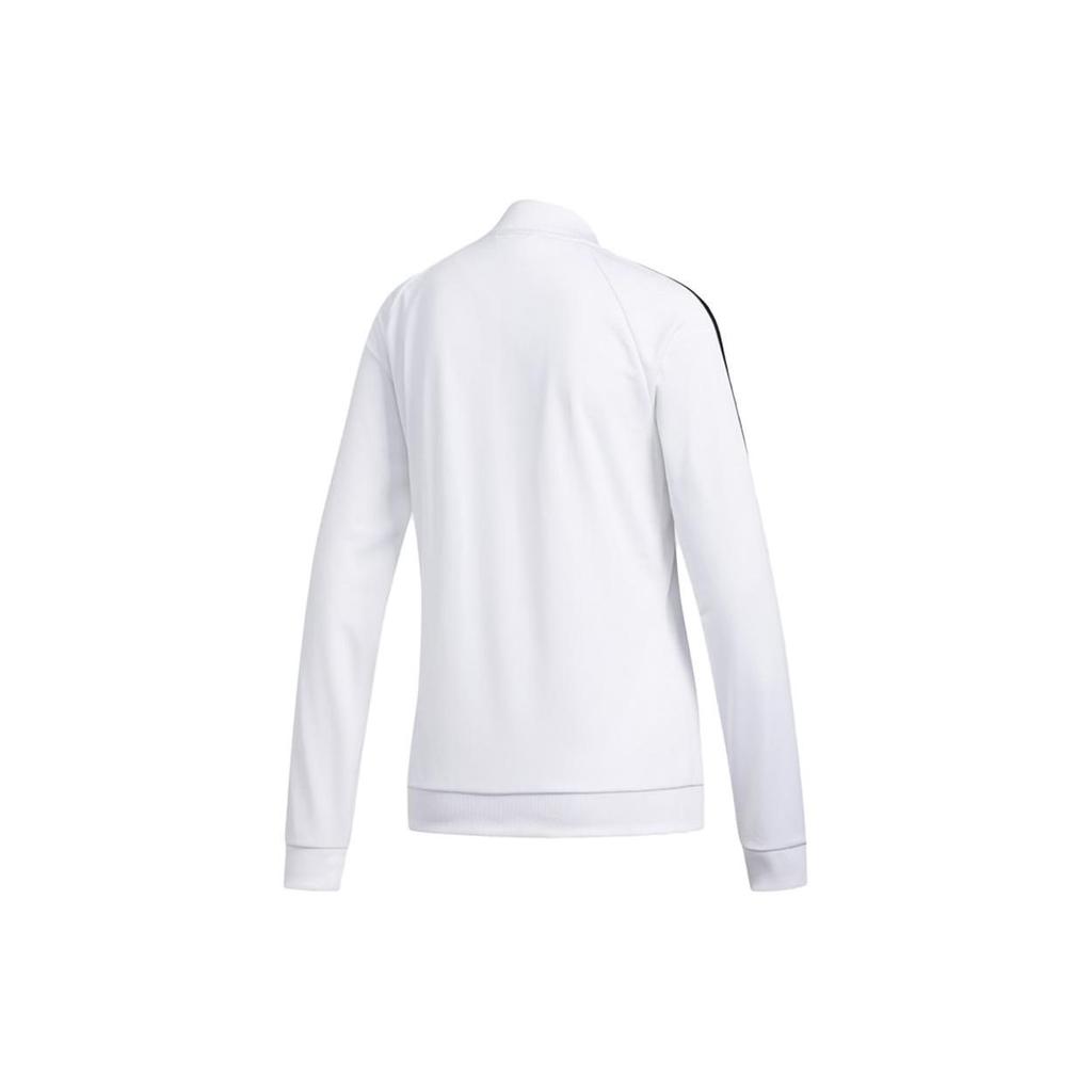 Adidas Slim Fit Retro Sportliche Zip-Up Jacke Damenjacke Weiß FL4876