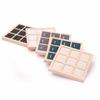 9 Grids Wooden Jewelry Show Props Ring Holder Case Wedding Ring Box Earrings Rings Organizer  Women
