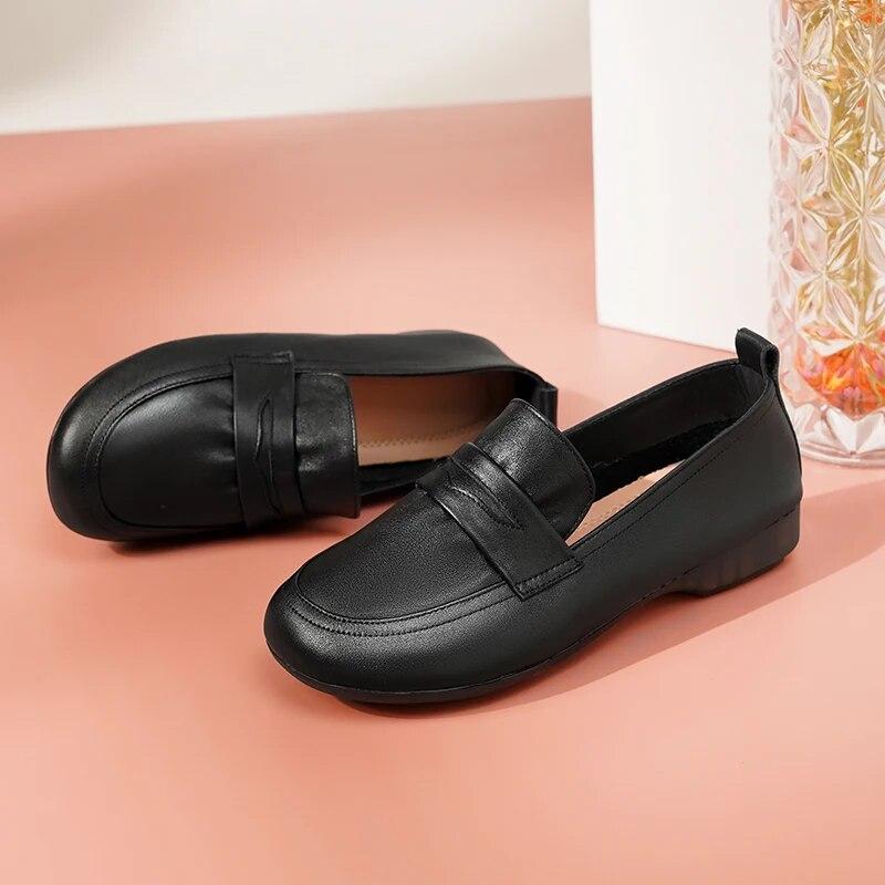 Женская обувь весенняя женская повседневная обувь на танкетке нескользящая обувь большого размера без шнуровки для мам 35 4754₽