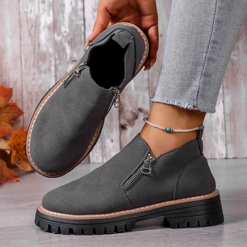 Women Boots Fashion Comfortable Shoes for Women Plus Size Platform Boots Female Thick Sole Ankle Boots Women Botas De Mujer