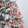 Retro 8cm Christmas Ball Set: 12 Decorative Ornaments for Festive Scenes and Tree Decoration