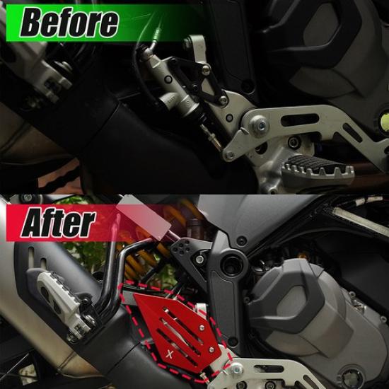 Motorcycle Rear Brake Master Cylinder Guard Cover Fits Ducati Desert X 2022-23