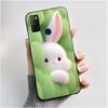 Casing For TCL 20E (6125F)/TCL 20Y (6156D) Green Cartoon Rabbit Pattern Shockproof Cover 2026 Cartoon Design Soft Black Case