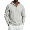Men's Half Zip Hooded Sweatshirt Color for Winter Casual Wear
