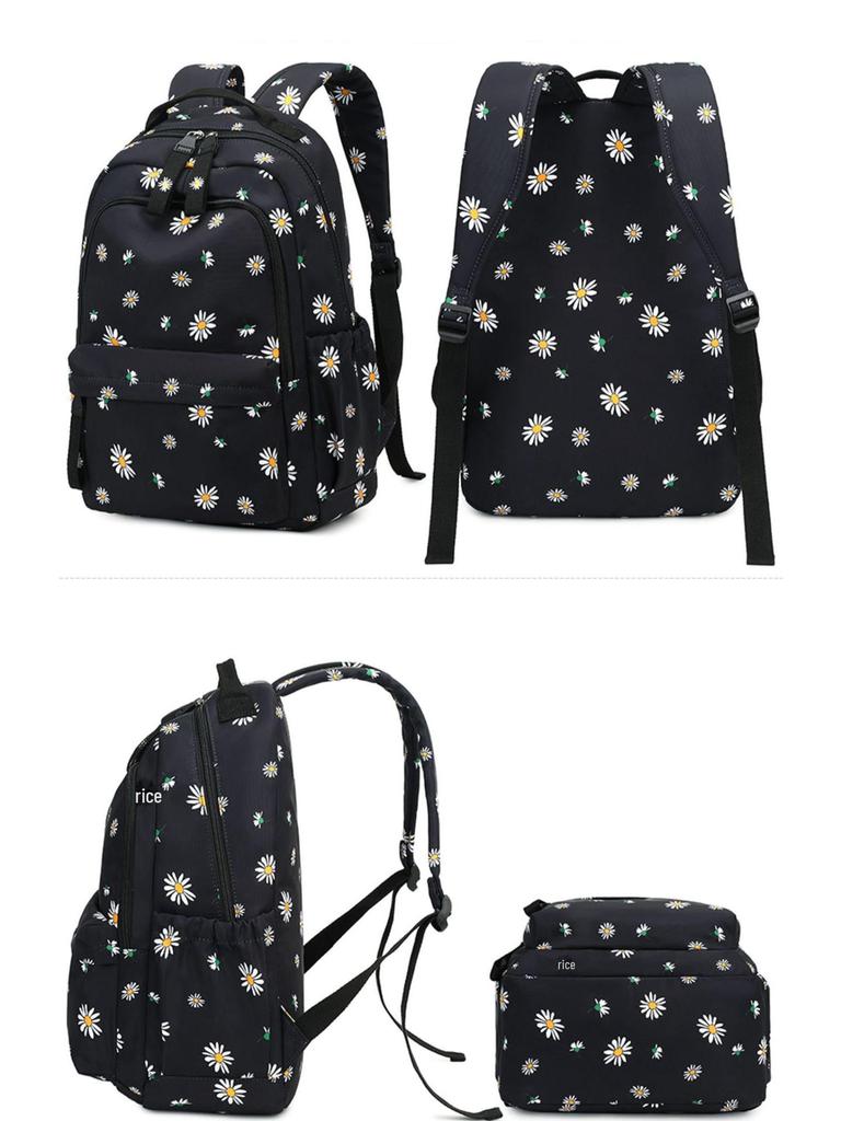 2024 New Large-Capacity Backpack for Junior & Senior High School Girls - Lightweight & Simple Design