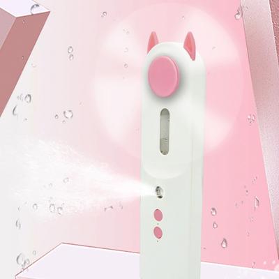 Mini Tragbarer Nebelspray Handheld 30ml Wasserkühler USB Wiederaufladbarer Kühlventilator
