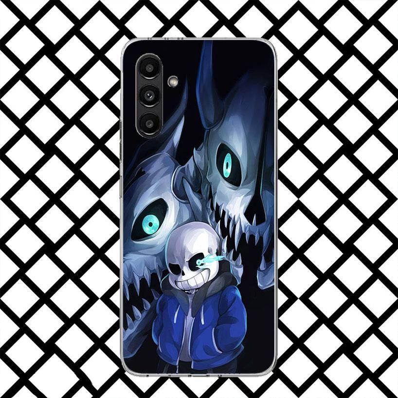 U-Undertale Sans Doggo Phone Case for Samsung Galaxy A17 A37 A57 A16 A26 A36 A56 A15 A25 A35 A55 A14 A24 A34 A54 A13 A23 A33 A53