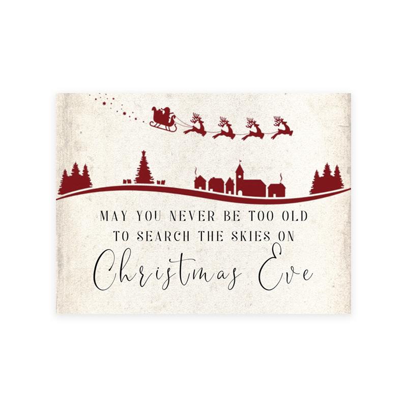 Christmas Gallery Wall Art Prints Rustic Winter Oil Painting Canvas Poster Holiday Decorative Wall Pictures Farmhouse Wall Decor