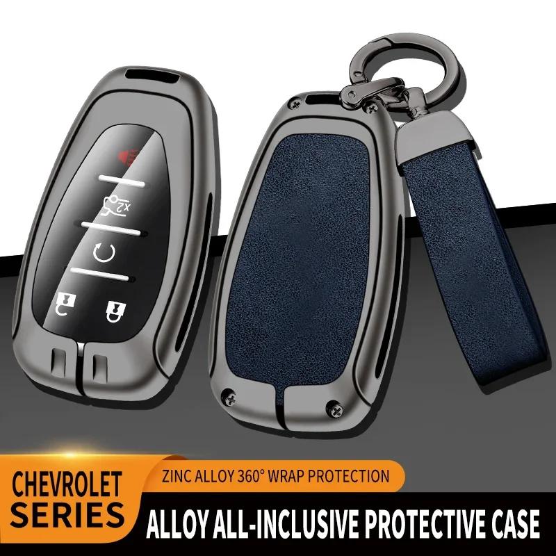 Zinc Alloy Car Remote Key Case For Chevrolet Onix Equino Orlando Cruze Spark Sonic Camaro Volt Bolt Trax Malibu Blazer Traverse
