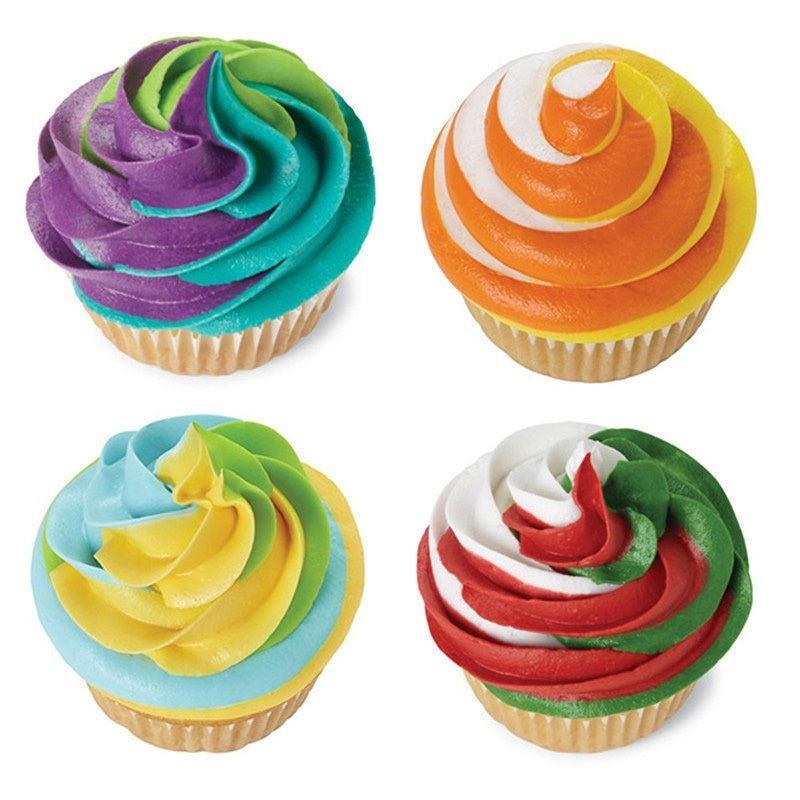 Icing Pipe Bag Nozzle Converter Tri-color Cream Cake Decorating Cake Fudge Cookie Tool
