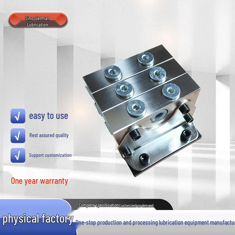 

JPQ-K Series Single-Line Progressive Grease Distributor Lubricator - Contact Customer Service for Details JPQ1-K