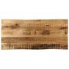 Vidaxl Tischplatte mit natürlicher Kante, 100x40x3,8 cm, Mangoholz