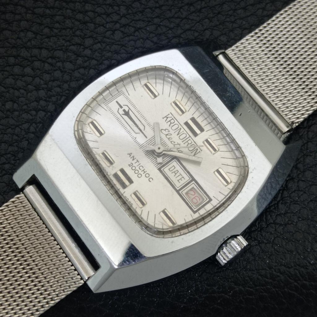VINTAGE KRONOTRON HAND-WINDING HONG KONG MENS WATCH a704663-1