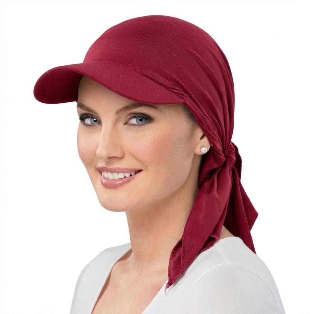 Classic Polyester Spandex Turban Hat Solid Color Sunscreen Sunshade Hats Curved Brim Baseball Cap Outdoor Activities
