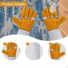Animal Handling Gloves Anti Scratch PU Leather Breathable Pet for Cats Dogs Biteproof