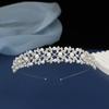 Cross-border Hot Selling Girls' Princess Crown Crystal Pearl Headband for Birthdays and Performances