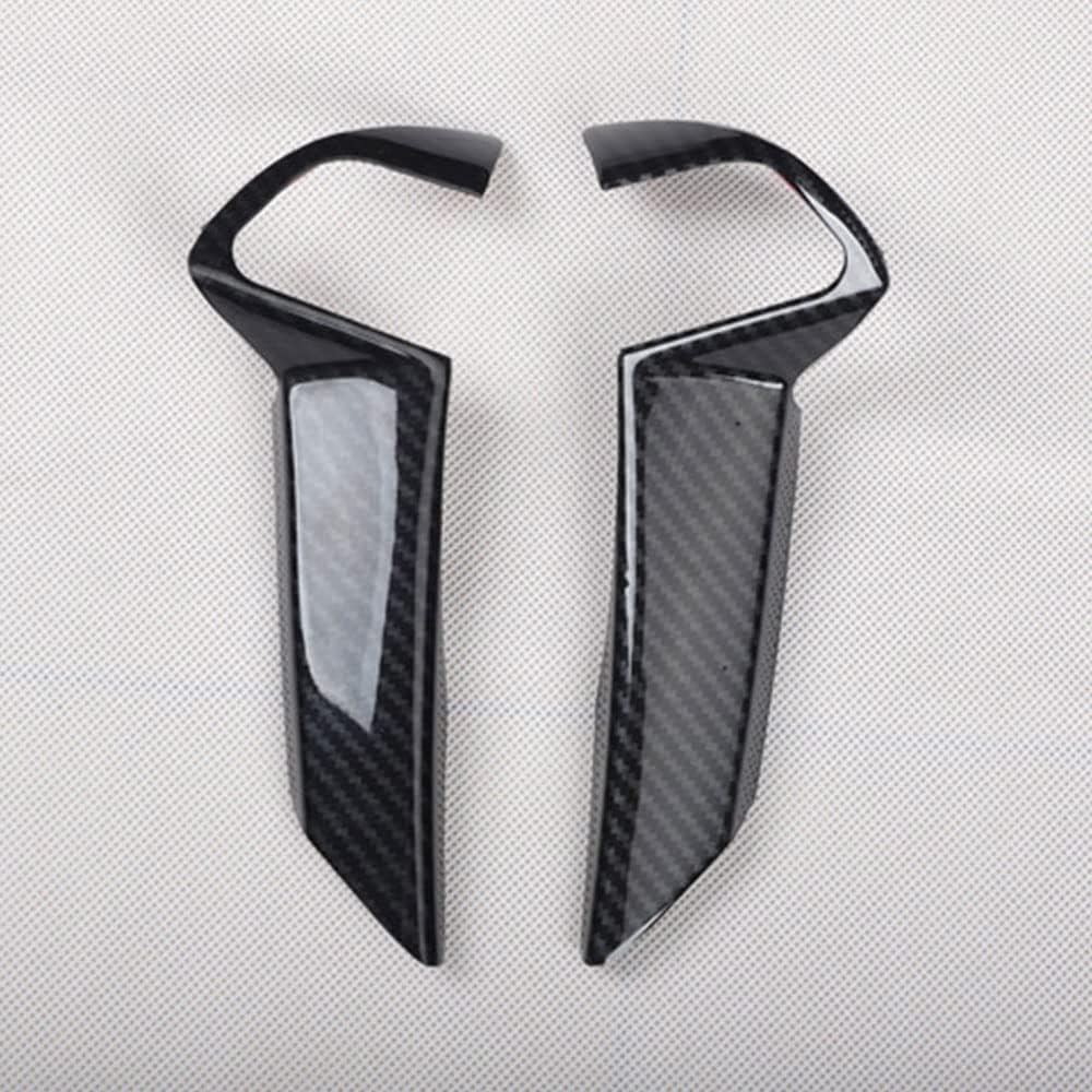 

for 2008 2009 2010 2011 2012 Honda Accord Carbon Fiber Style ABS Interior Steering Wheel Trim Cover 2pcs/Set (A) A