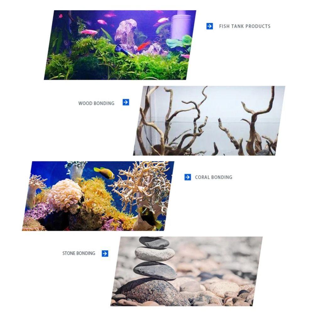 5Pcs Driftwood Fish Tank Landscaping Moss Glue Instant Water Grass Stick Fixing Glue Aquarium