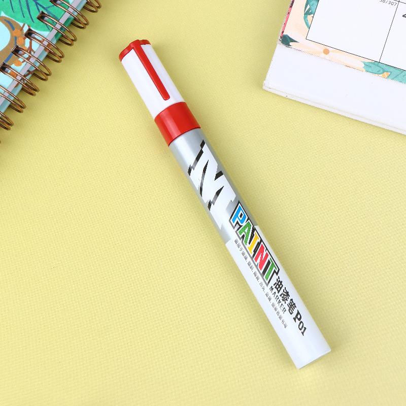 1 шт. Водонепроницаемый маркер-краска, ручка, краска для подкраски автомобиля, масляные маркеры для шин, быстросохнущая ручка для подписи, канцелярские принадлежности
