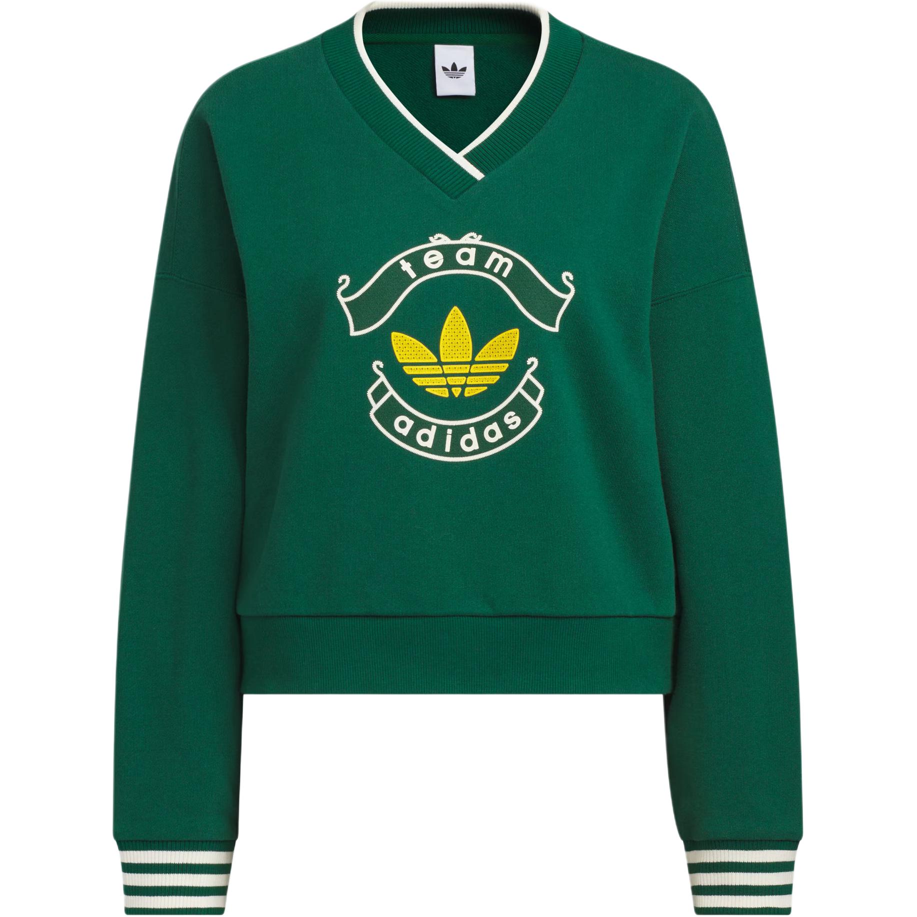 Adidas Originals TEAM SWEATCREW Sweatshirt Women s KC5846 L