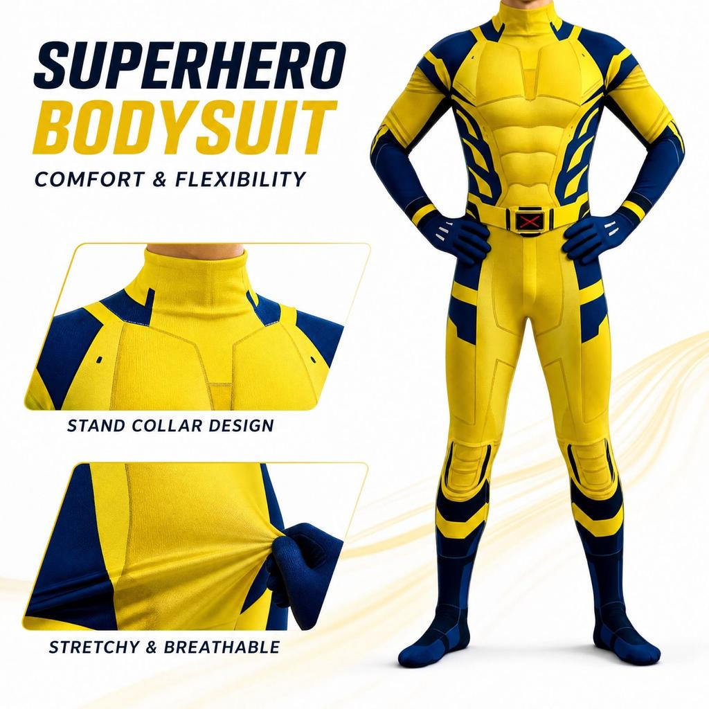 Full Body Bodysuit for Halloween and Cosplay