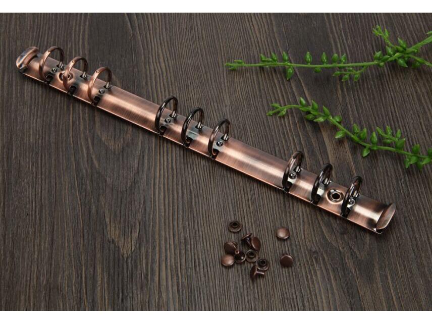 Loose Leaf Binder: A4, A5, A6, A7, B5 Metal Notebook Clips