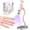 Gel Nail Light UV LED Light Nail Lamp with Auto Strong Magnetic Lightweight Automatic USB Second Handheld Suitable for Art and Resin SOBÉA Sensor,