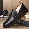 Fashion Luxury Brand Mens Summer Cowhide Breathable Casual Leather Shoes Fashion New Men Comfortable Hollow Out Business Leisure Loafers