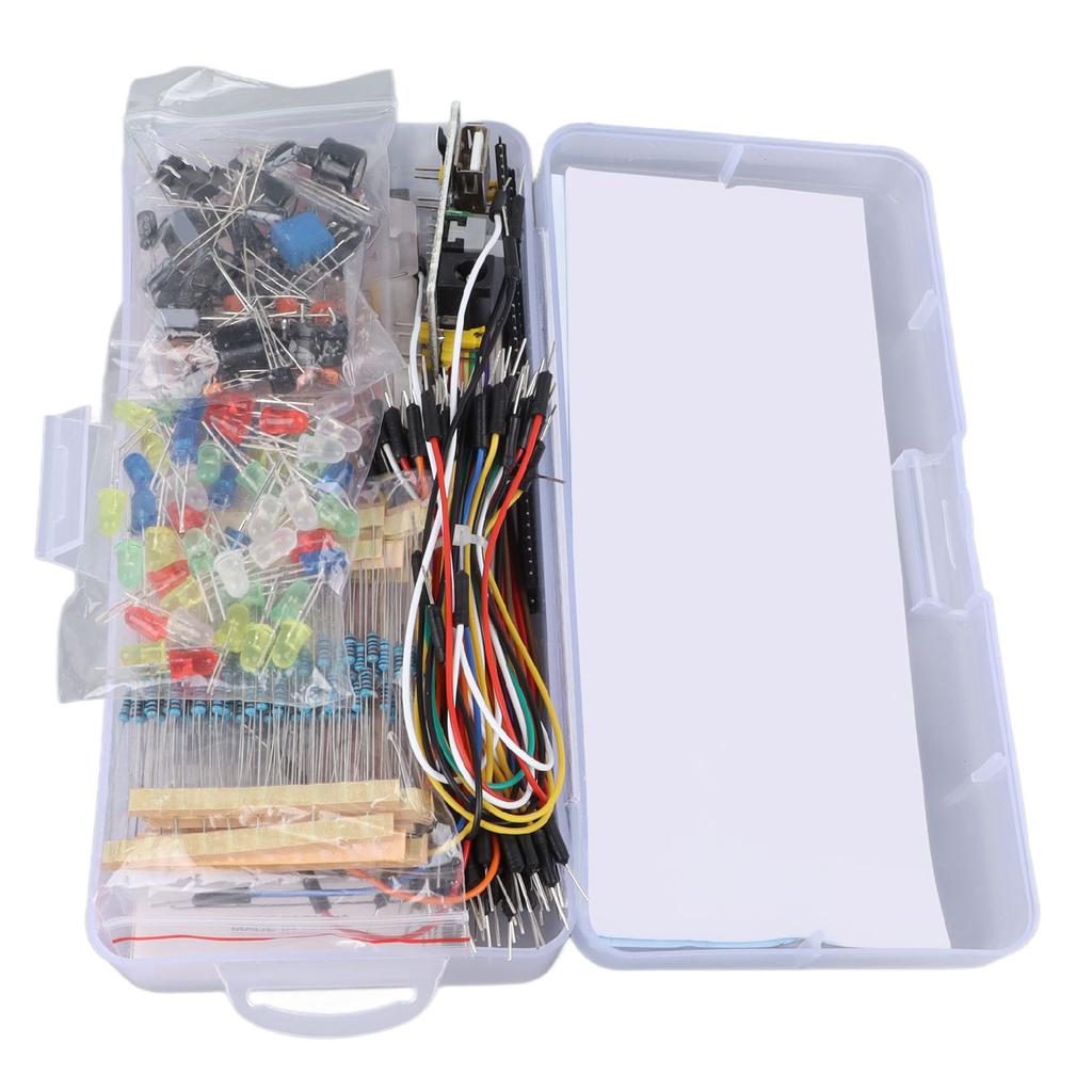 Kit Electronic Starter Asortiment Distractiv Componentă de Dezvoltare Condensatori Rezistori Tranzistori