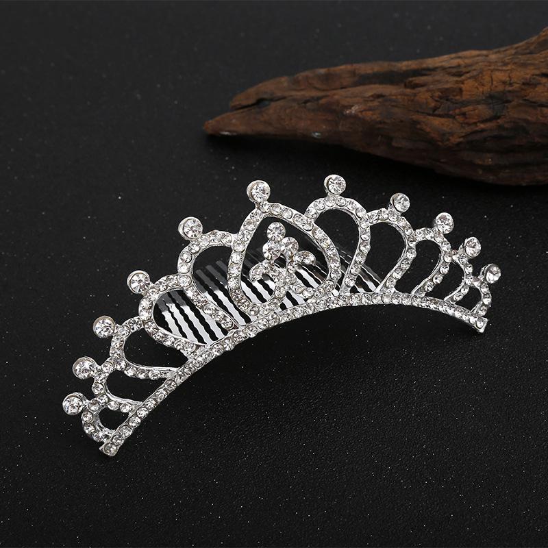 

Корейский набор короны со стразами и заколки для волос для девочек и женщин - Повязки на голову и аксессуары в виде свадебного гребня