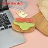 Cake Cute Cherry Burger Three Names Hot Dog Plush Toy Pendant For Bag Decor