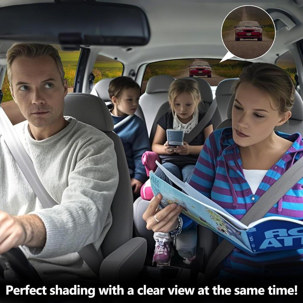ZATOOTO Rear Windshield Sunshade For Toyota Camry 2018- Rear Windshield Sunshield Double Layer For Sunshade And Privacy Offer Great Visibility Sun