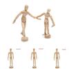 Wooden Human Artist Manikin Drawing Model Unisex Male Female Sketching Tool