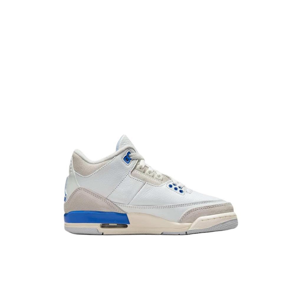 Air Jordan 3 Retro GS Lucky Shorts Kinder Sneaker Weiß Summit-White Hydrogen-Blue DM0967-101