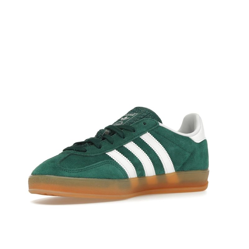 Adidas Gazelle Indoor Collegiate Green Gum Unisex Sneaker Cloud-White JI2062