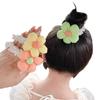 Princess Crown Pearl Hair Ties for Girls - Korean Style Bun and Ponytail Accessories