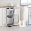 Ver.2 Large Capacity Trolley Swing Two-Layer Laundry Basket