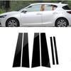 6PCS Polished Pillar Posts For Lexus CT200h CT 200 200h 2011- 2020 Window Door Column B C Pillar Post Cover Trim