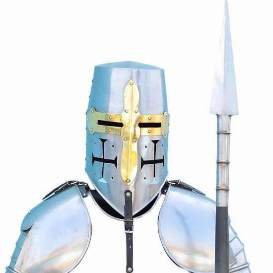 Medieval Combat Sword Medieval Nautical Armour Suit Crusader Suit of Armor