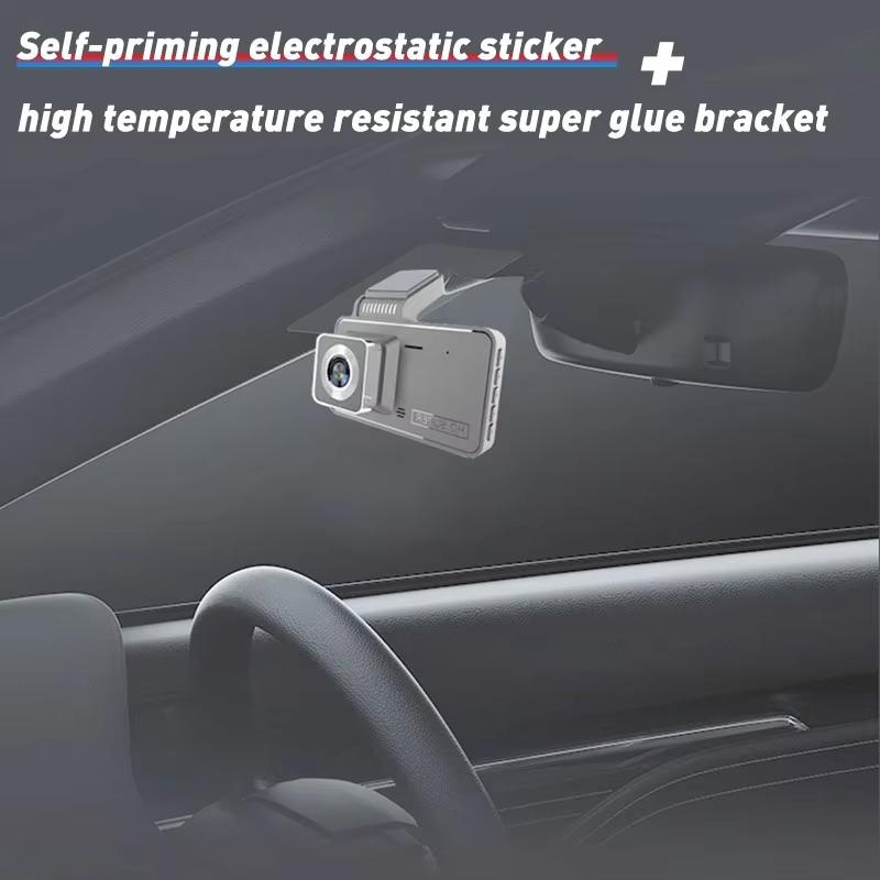 2025 Ny Bil DVR Full HD 1080P Dash Cam Ryggekamera Kjøretøykamera Kjøreopptakere Svart Boks Auto Dashcam Biltilbehør
